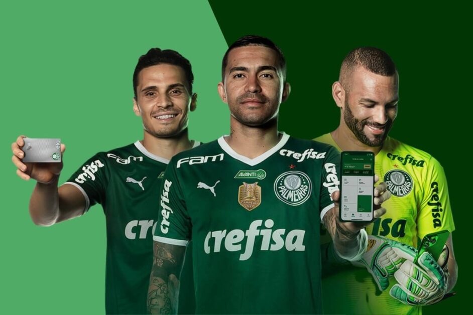 CONTA DIGITAL: Palmeiras Pay com CARTÕES DE CRÉDITO